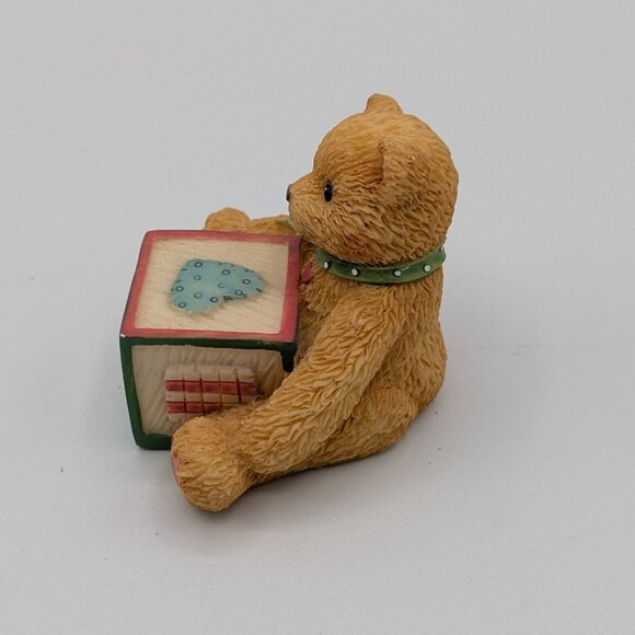 Cherished Teddies Bear with ABC "I" Block (158488I) 1995 - Picture 6 of 10